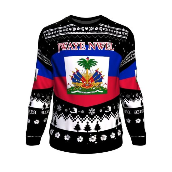 Haiti Christmas Unisex 3D Sweatshirt All Over Print