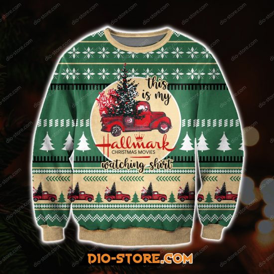 Hallmark Christmas Movies 3D All Over Print Ugly Sweatshirt