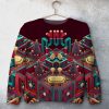 Happy Holidays Unisex All Over Print Cotton Sweatshirt