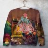 Happy Holidays Unisex All Over Print Cotton Sweatshirt