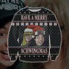 Have A Merry Schwingmas Knitting Pattern 3D Print Ugly Sweatshirt