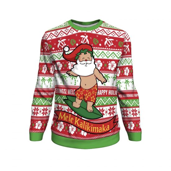 Hawaiian Christmas Unisex 3D Sweatshirt All Over Print