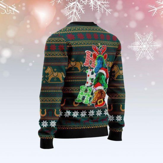 Ho Ho Ho Horse Christmas Sweatshirt 2