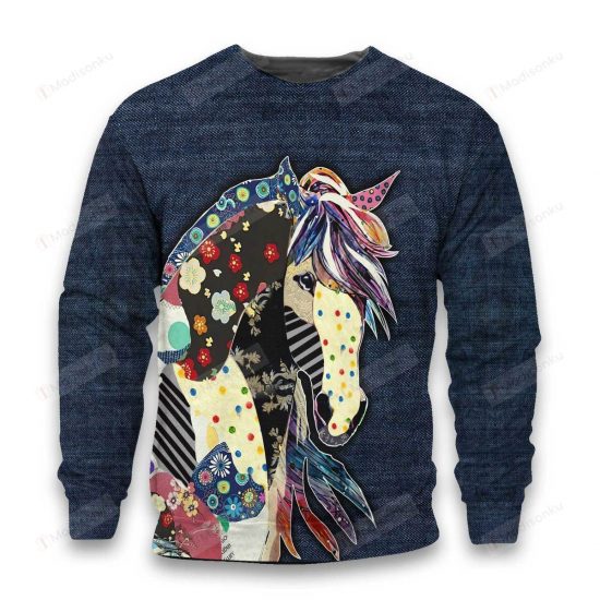 Horse Jean Ugly Christmas Sweater
