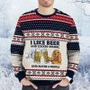I Like Beer And Cocker Spaniel Ugly Christmas Sweater