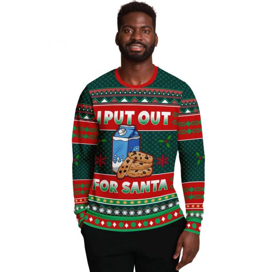 I Put Out For Santa Ugly Christmas Sweatshirt Colins Store 4
