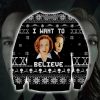 I Want To Believe Knitting Pattern 3D Print Ugly Christmas Sweatshirt