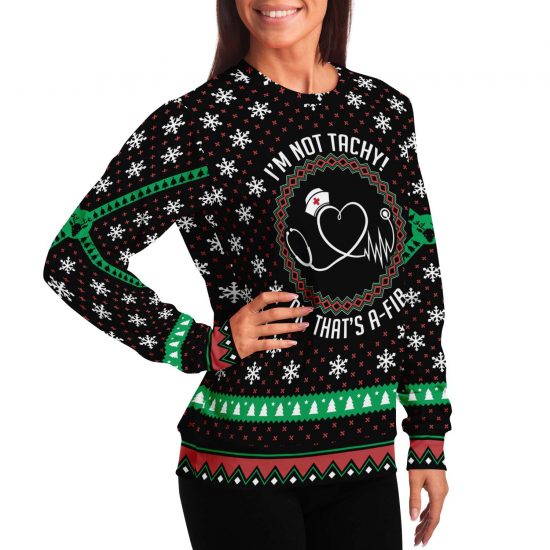 IM Not Tachy Ugly Christmas Sweatshirt Colins Store 4
