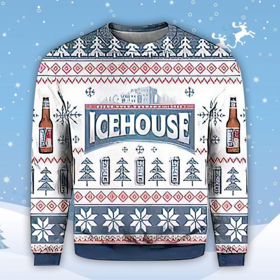 Icehouse Beer Ugly Christmas Sweatshirt