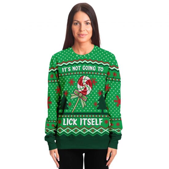 ItS Not Going To Lick Itself Ugly Christmas Sweatshirt Colins Store 2