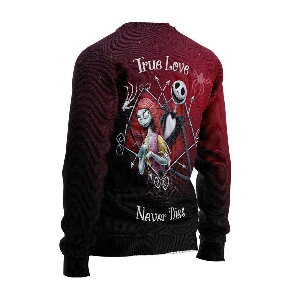 Jack-And-Sally-Ugly-Christmas-Sweatshirt-2 Jack And Sally Ugly Christmas Sweatshirt 2