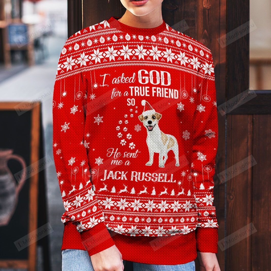 jack russell christmas sweater