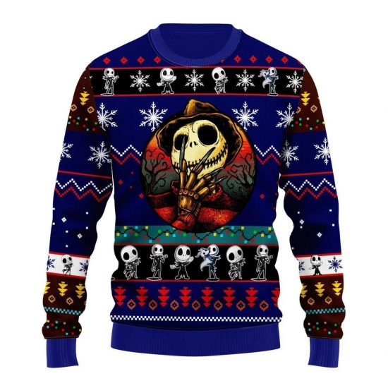 Jack Skellington Blue Sweatshirts