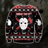 Jason- Friday The 13Th Knitting Pattern 3D Print Ugly Sweatshirt