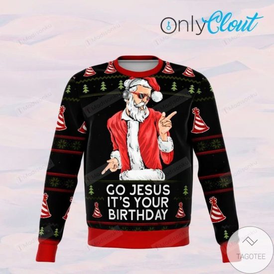 Jesus Birthday Funny Ugly Christmas Sweater