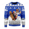 Jesus Skateboarding Ugly Christmas Sweater