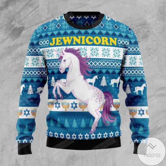 Jewnicorn Ugly Christmas Sweater