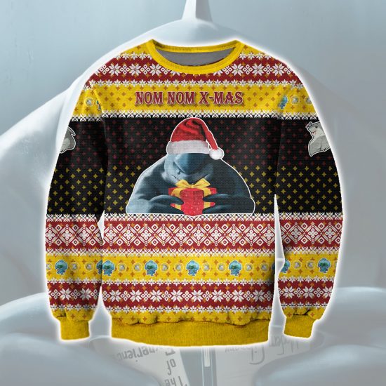 King Shark 3D All Over Printed Ugly Christmas Sweatshirt