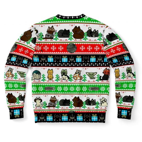 Kitten Wars Ugly Christmas Style Fashion Premium Sweatshirt 2 Kitten Wars Ugly Christmas Style Fashion Premium Sweatshirt 2