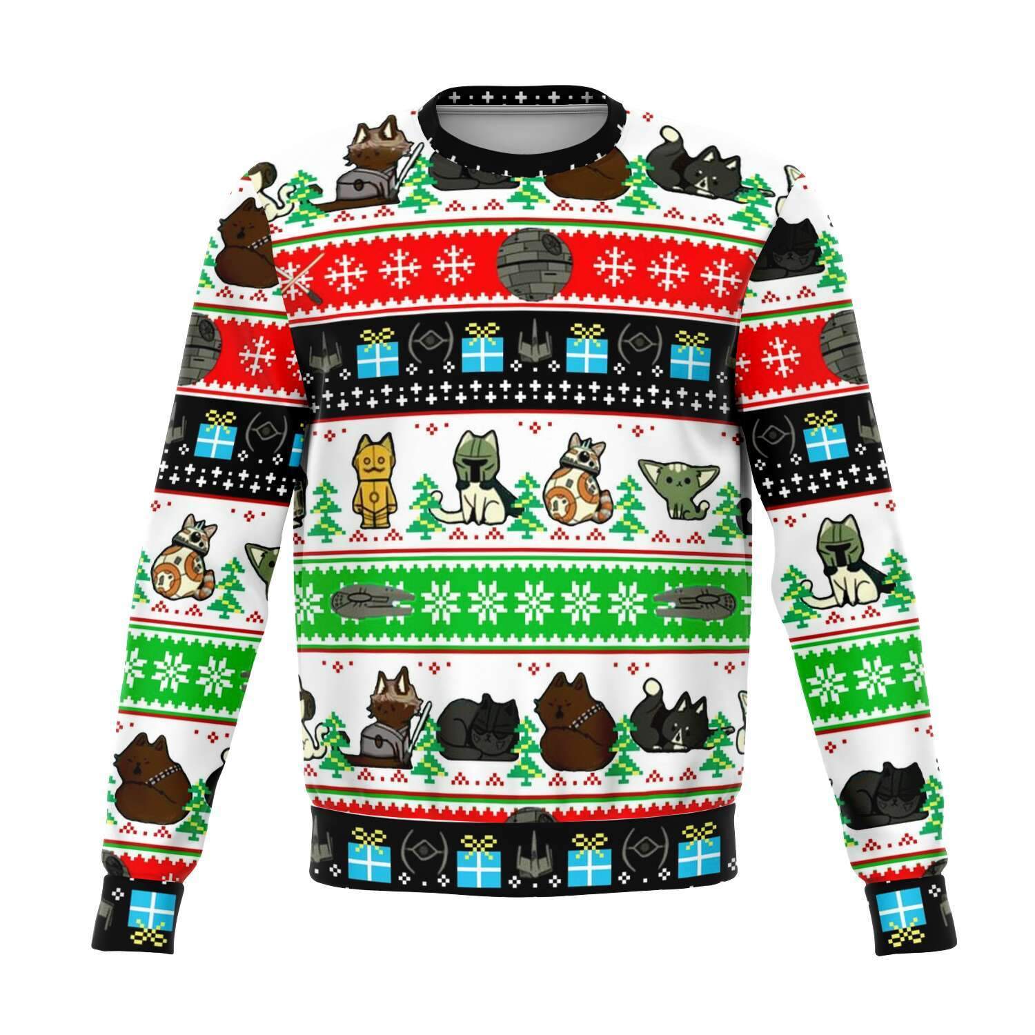 Kitten-Wars-Ugly-Christmas-Style-Fashion-Premium-Sweatshirt-3 Kitten Wars Ugly Christmas Style Fashion Premium Sweatshirt 3