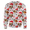 Kooikerhondje Xmas Decor Ugly Christmas Sweatshirt Animal Dog Cat Sweater Unisex