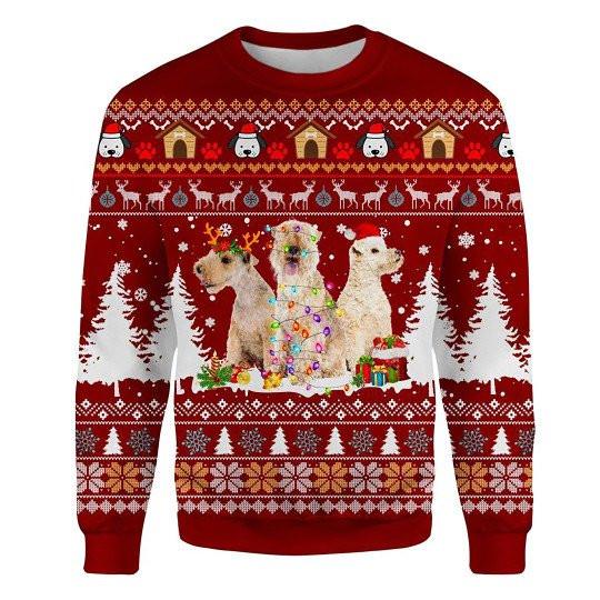 Lakeland-Terrier-Ugly-Christmas-Sweatshirt-Animal-Dog-Cat-Sweater-Unisex Lakeland Terrier Ugly Christmas Sweatshirt Animal Dog Cat Sweater Unisex