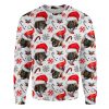 Leonberger Xmas Decor Ugly Christmas Sweatshirt Animal Dog Cat Sweater Unisex