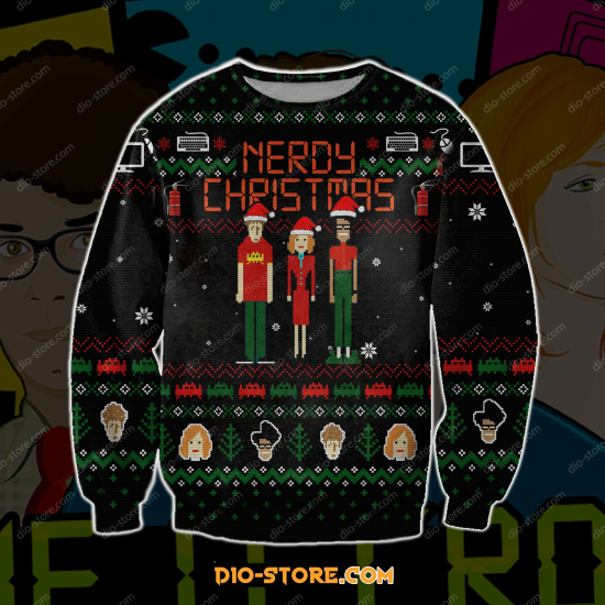 Let It Crowd 3D Print Ugly Christmas Sweatshirt