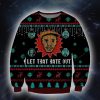 Let That Hate Out Knitting Pattern 3D Print Ugly Christmas Sweatshirt