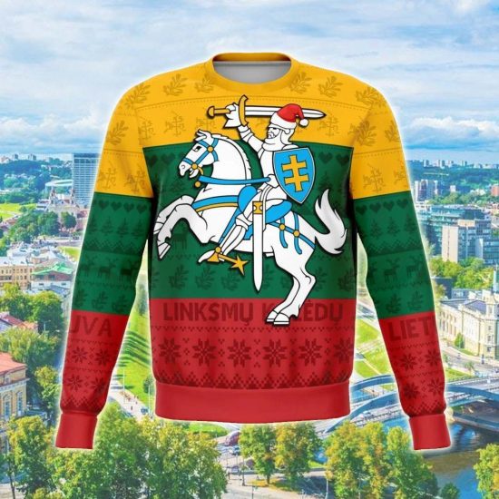Lithuania Christmas New Season Unisex 3D Sweatshirt All Over Print