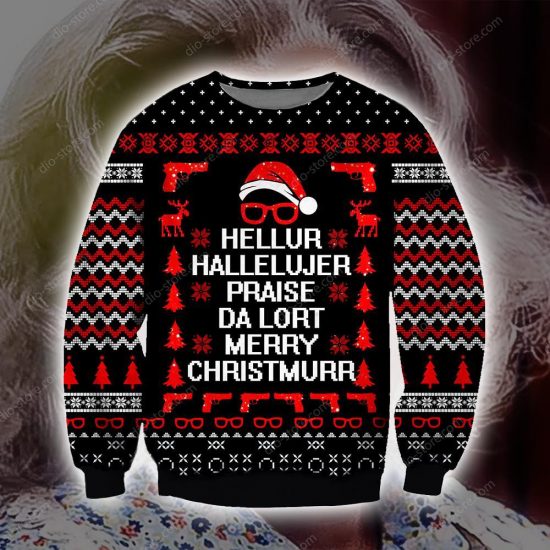 Madea Christmas Knitting Pattern 3D Print Ugly Christmas Sweatshirt