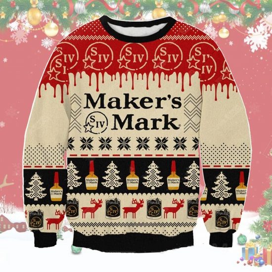 Makers Mark Ugly Christmas Sweatshirt