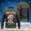 Meowy Christmas Sweatshirt - Ugly Christmas Sweatshirt - Funny Cat Christmas - Knitted Animal Cat - Christmas Sweatshirt