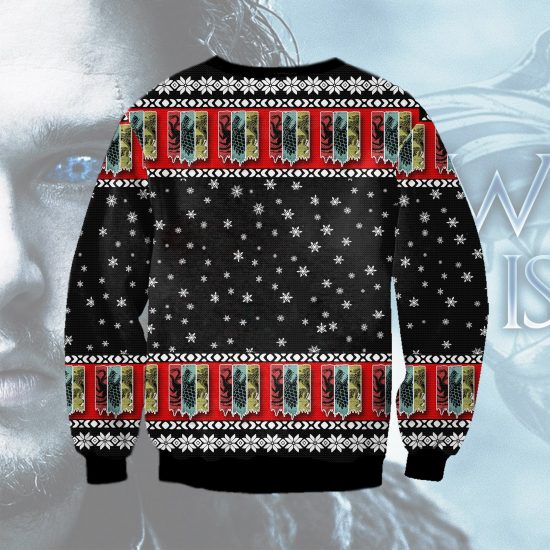 Merry Christmas Game Of Thrones 3D All Over Printed Ugly Sweatshirt 1