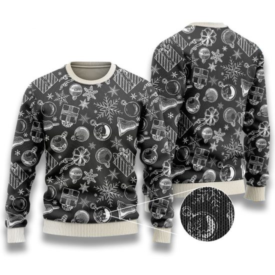 Merry Christmas Gift Pattern Ugly Sweaters