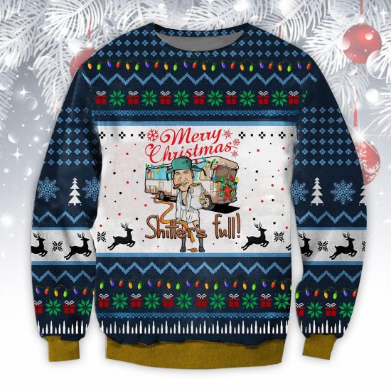 Merry Christmas Shitts Full Ugly Christmas Sweatshirt
