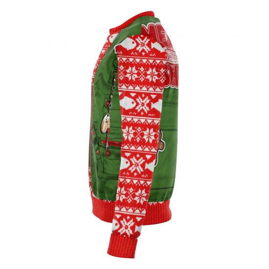 Merry Fishmas Ugly Christmas Sweatshirt Colins Store 2