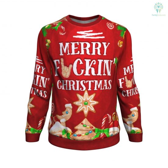 Merry Fuckin' Ugly Christmas Sweatshirt