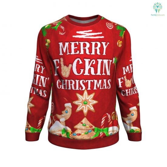 Merry Fuckin' Ugly Christmas Sweatshirt