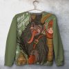 Merry Krampus Unisex All Over Print Cotton Sweatshirt