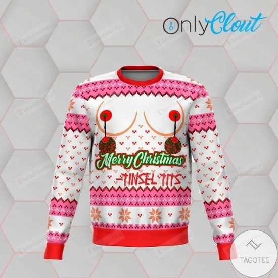 Merry Tits Funny Ugly Christmas Sweater