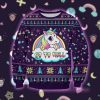 Metal Unicorn Go To Hell Knitting Pattern 3D Print Ugly Christmas Sweatshirt