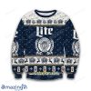 Miller Lite A Fine Pilsner Ugly Christmas Sweater