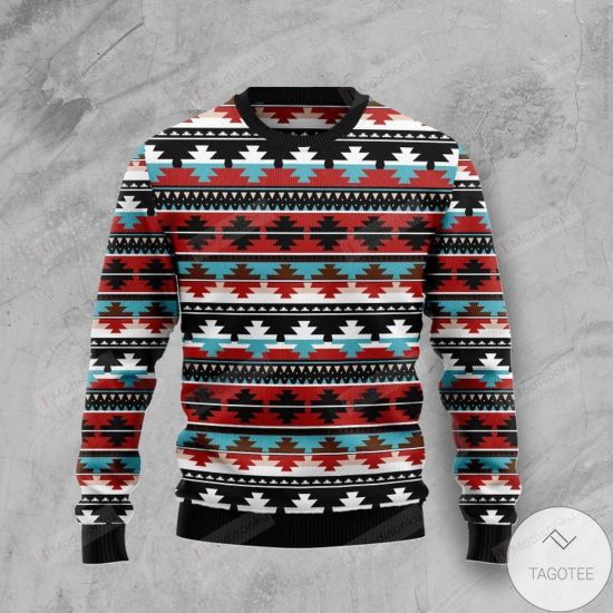 Native American Pattern Ugly Christmas Sweater