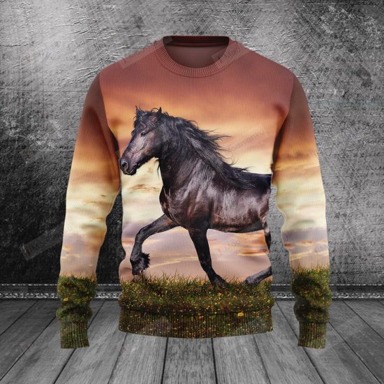 Nature Horse Ugly Christmas Sweater