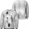 Nature White Horse Ugly Christmas Sweater