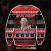 Never Forget American Hero Knitting Pattern 3D Print Ugly Christmas Sweatshirt