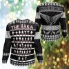 New Zealand Christmas The Haka Santa Claus Maori Pattern Unisex 3D Sweatshirt All Over Print