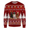 Newfoundland Ugly Christmas Sweatshirt Animal Dog Cat Sweater Unisex