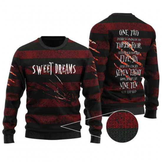 Nightmare On Elm Street Christmas Sweatshirt